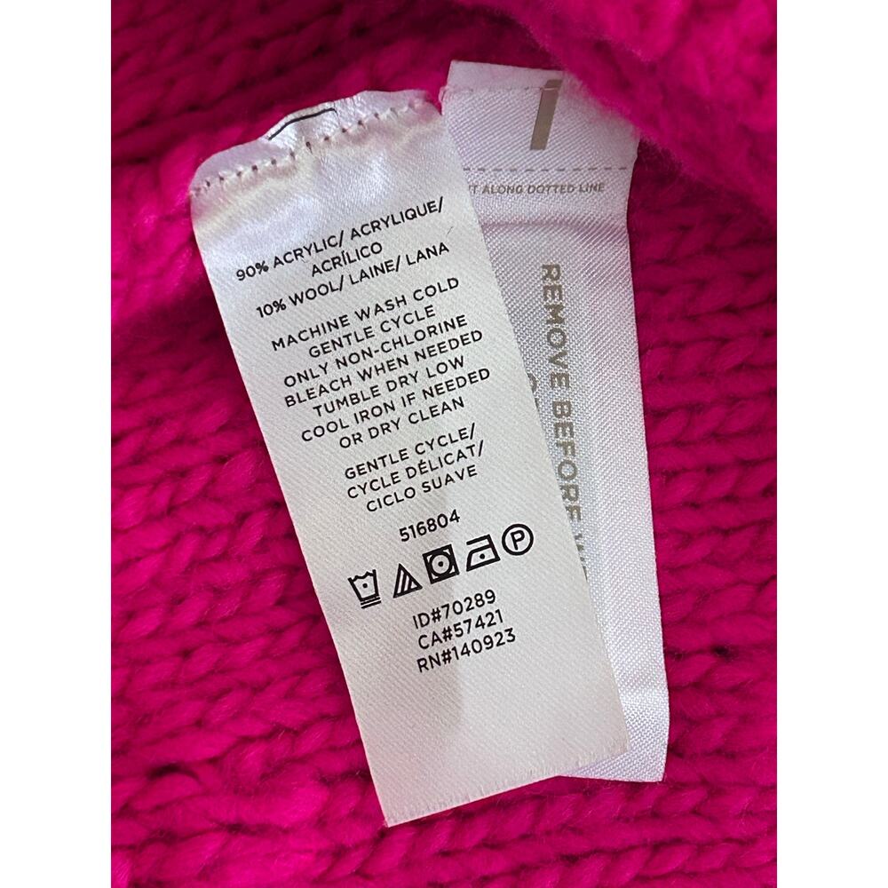 LOFT Lou & Grey Pink textured knit sweater with raised dots, size L - Picture 5 of 6